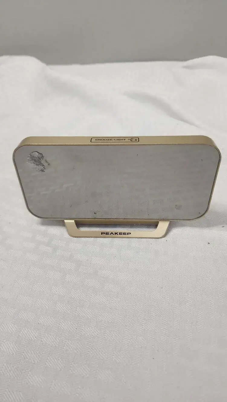 Peakeep‎ Digital LED Mirror Alarm Clock with Snooze and Dimmer
